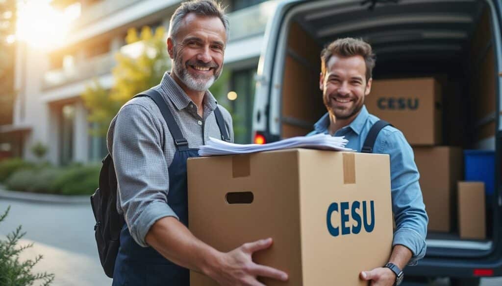 CESU déménagement de l’employeur : guide complet 2026