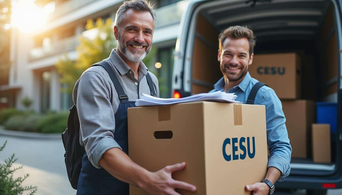 CESU déménagement de l’employeur : guide complet 2026