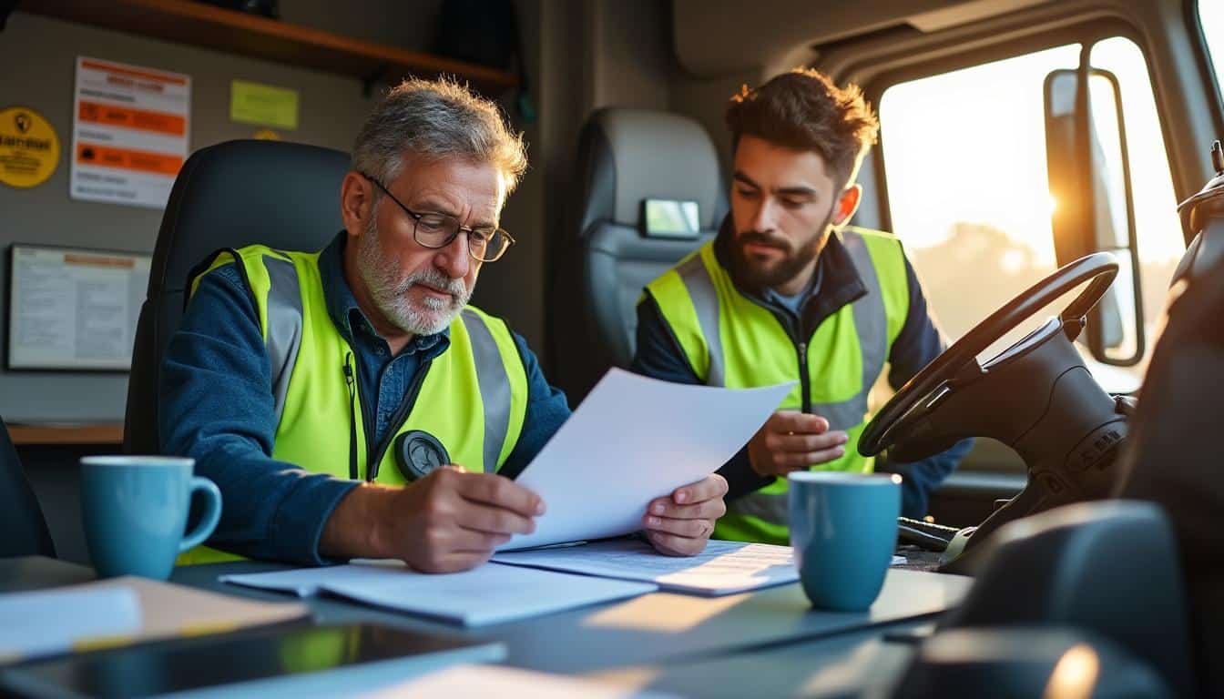 Illustration: Comprendre le congé de fin d’activité dans le secteur routier