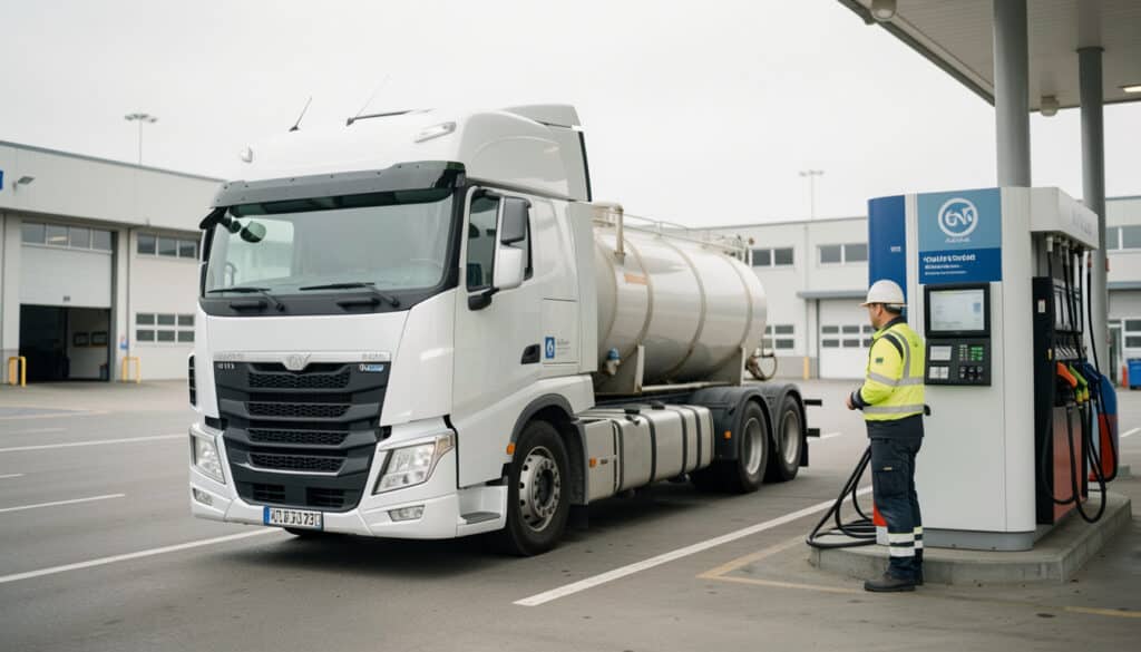 Camion au gaz : fonctionnement, usages et limites