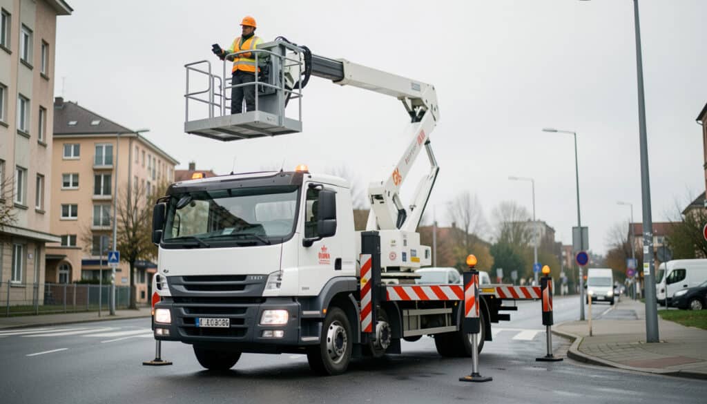 Camion nacelle à bras articulé : usages et choix
