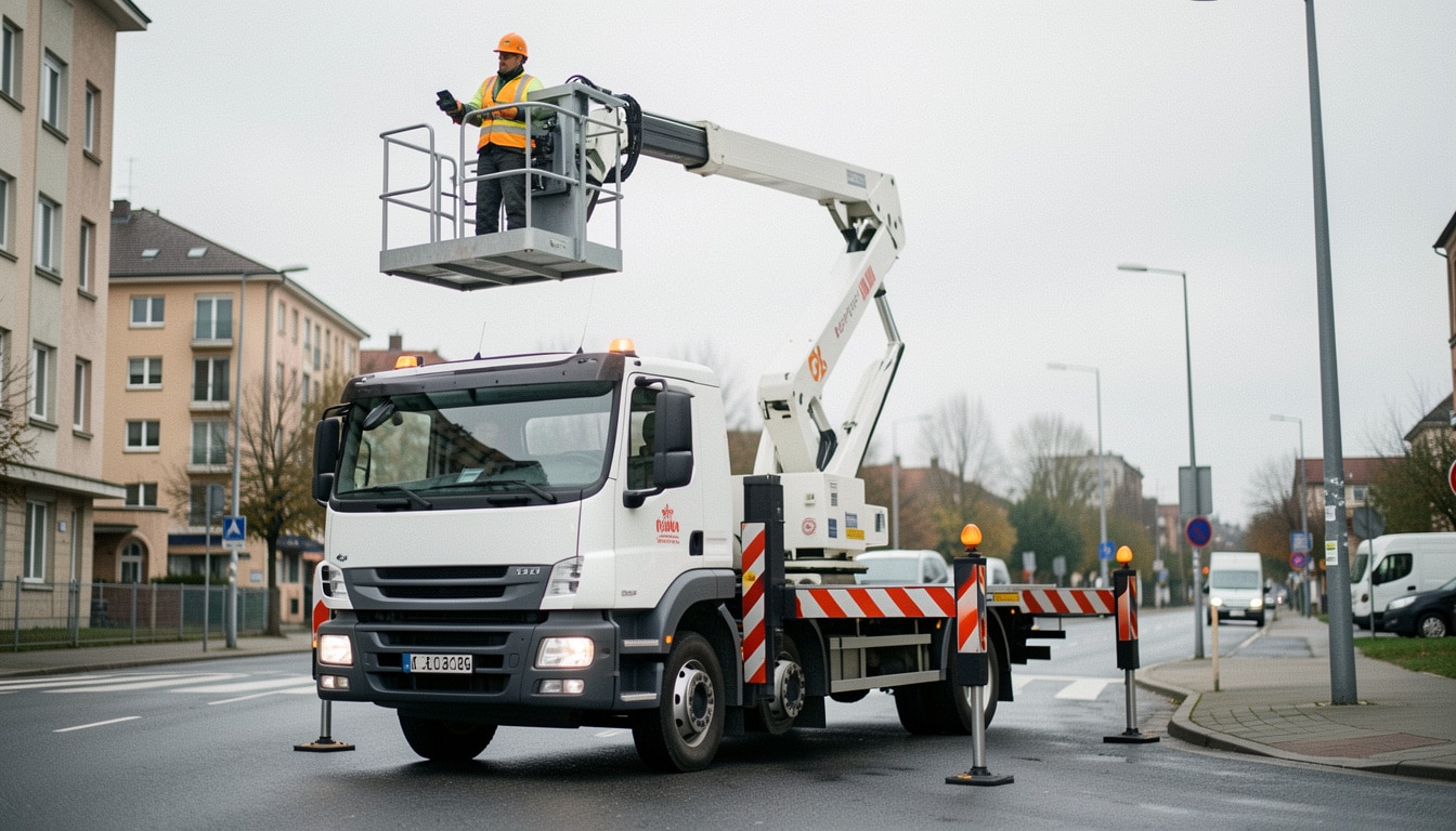 Camion nacelle à bras articulé : usages et choix