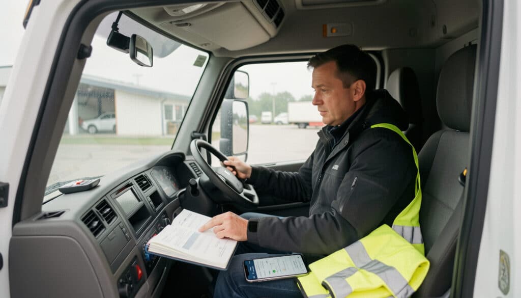 Salaire net d’un chauffeur routier : calcul et primes