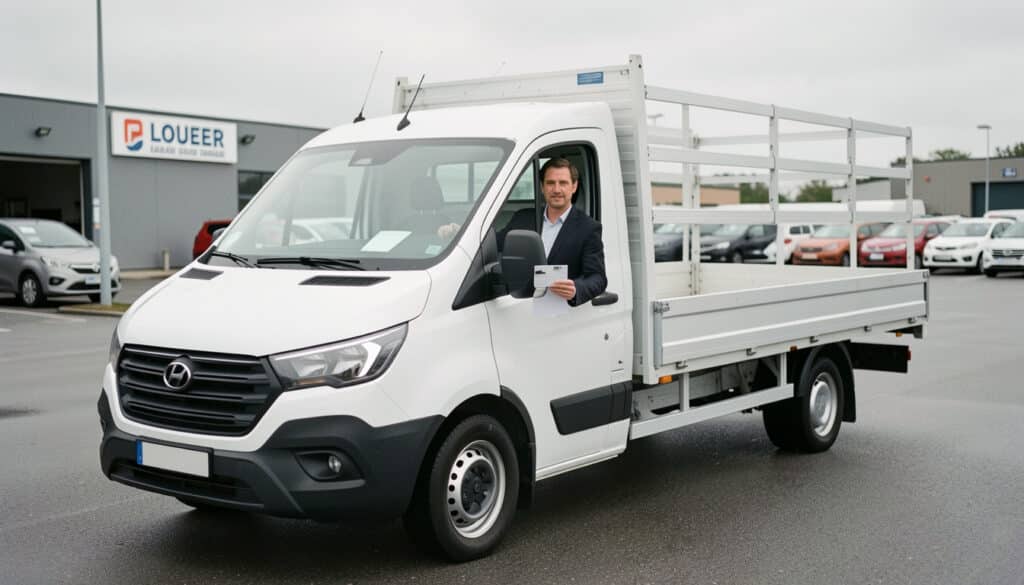 Camion plateau avec permis B : location et règles